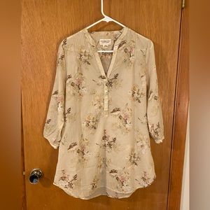 Ralph Lauren Jeans tunic blouse size M